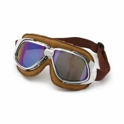 Bandit Classic Goggles Brown Leather -Winkel Voor Motoraccessoires bandit classic goggles brown leather 3