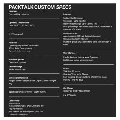 Cardo Systems Packtalk Custom Single 10 Cardo Systems Packtalk Custom Single -Winkel Voor Motoraccessoires cardo systems packtalk custom single 3