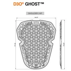 D3O Hip/Shoulder Ghost Protector Set Level 1 -Winkel Voor Motoraccessoires d3o hip shoulder ghost protector set level 1 1