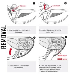 HJC HJ-26 RPHA 11 / RPHA 70 Visor Mirror -Winkel Voor Motoraccessoires hjc hj 26 rpha 11 rpha 70 visor mirror 2