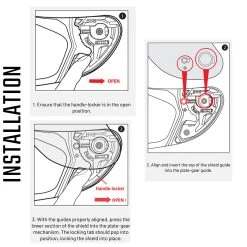 HJC HJ-26 RPHA 11 / RPHA 70 Visor Mirror -Winkel Voor Motoraccessoires hjc hj 26 rpha 11 rpha 70 visor mirror 3