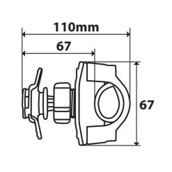 Lampa Opti Handle -Winkel Voor Motoraccessoires lampa opti handle 6