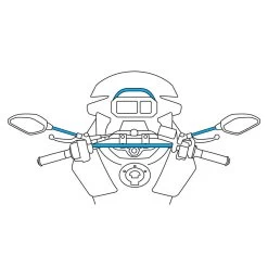 Lampa OPTI-MIRROR 13 Lampa OPTI-MIRROR -Winkel Voor Motoraccessoires lampa opti mirror 3