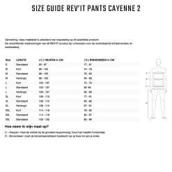 Rev'it Cayenne 2 Trousers -Winkel Voor Motoraccessoires revit cayenne 2 trousers 4