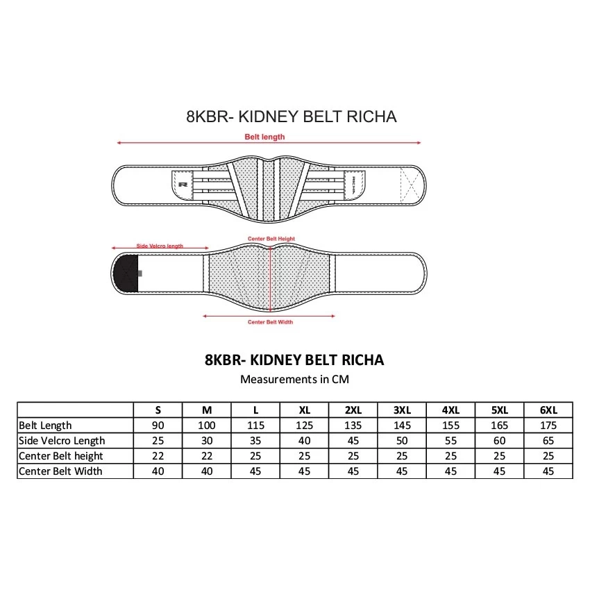 Richa Kidney Belt 5 Richa Kidney Belt - Afbeelding 3