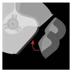 Roof RO38 Rover / Voyager Cheek Pads