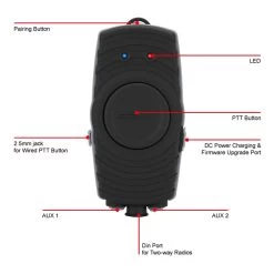 Sena SR10 BT 2Way Radio Adapter -Winkel Voor Motoraccessoires sena sr10 bt 2way radio adapter 2