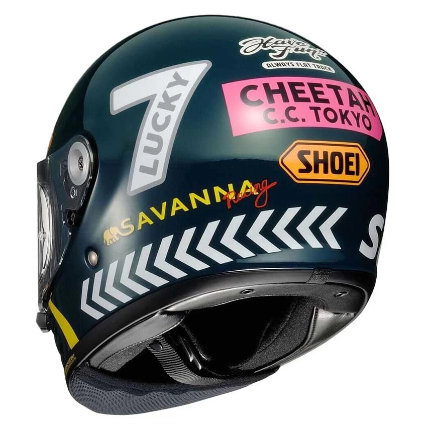 Shoei Glamster 06 Cheetah Custom Cycles 5 Shoei Glamster 06 Cheetah Custom Cycles - Afbeelding 3